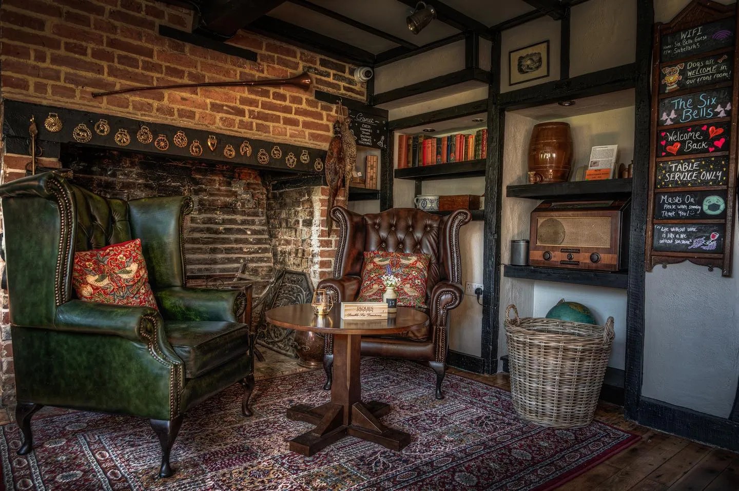 Cosy front room with fireside chairs