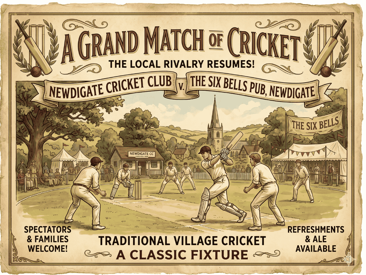 Six Bells Vs. Newdigate CC.