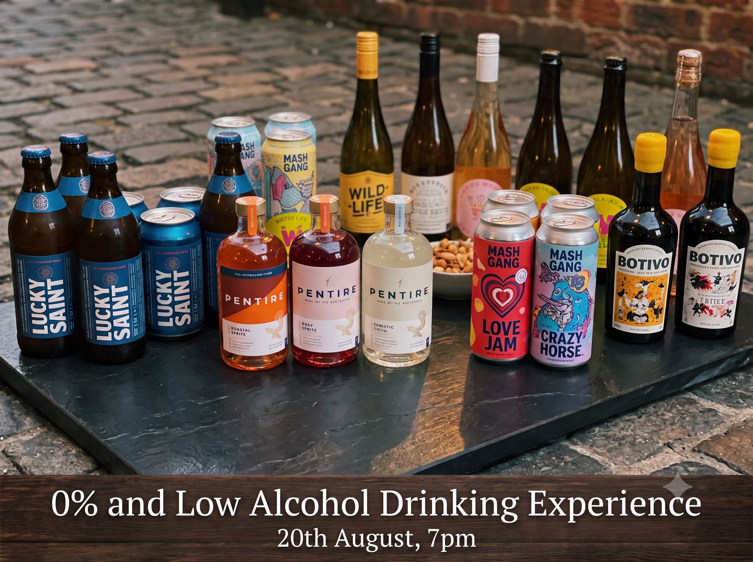 0%/Low Alcohol Tasting Experience
