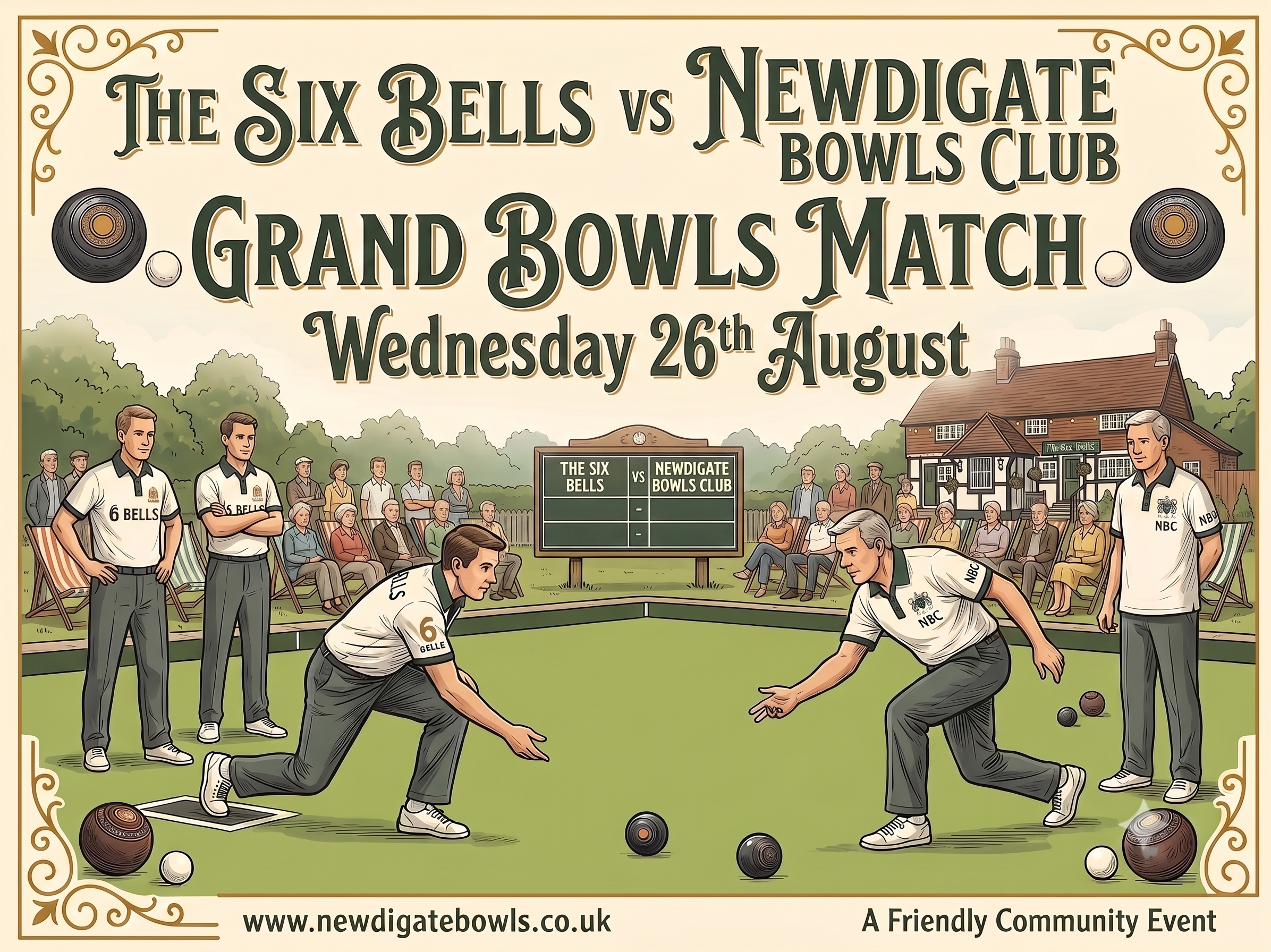 Newdigate Bowls Club Vs. The Six Bells